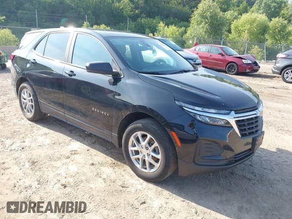 ✅ 2023 Chevrolet Equinox LS • VIN: 3GNAXSEG5PL182543 • Lot: 42728322. Listed on IAAI with 62,116 mi. Free auction sales archive from the USA and detailed vehicle history report at DreamBid. Image 1.