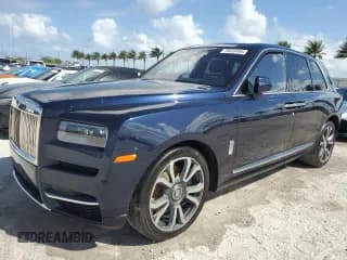 ✅ 2023 Rolls-Royce Cullinan • VIN: SLATV4C05PU219564 • Lot: 75635404. Listed on Copart with 5,430 mi. Free auction sales archive from the USA and detailed vehicle history report at DreamBid. Image 1.