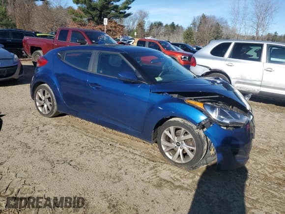 ✅ 2016 Hyundai Veloster • VIN: KMHTC6AD5GU303184 • Lot: 80835774. Listed on Copart with 105,957 mi. Free auction sales archive from the USA and detailed vehicle history report at DreamBid. Image 4.