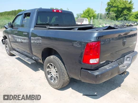 2019 Ram 1500 Tradesman with VIN 1C6RR7FG4KS624571, listed as a IAAI auction lot 42463369 with 53,065 mi miles and . Bid and sale history available at DreamBid. Image 3.
