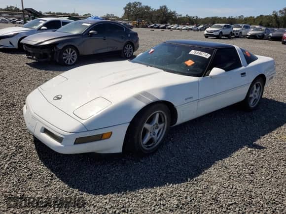 1996 Chevrolet Corvette with VIN 1G1YY225XT5116449, listed as a Copart auction lot 76396214 with Not provided miles and Salvage title. Bid and sale history available at DreamBid. Image 1.