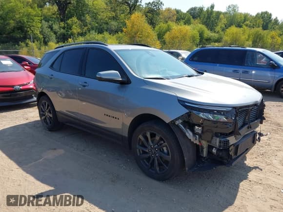 ✅ 2023 Chevrolet Equinox RS • VIN: 3GNAXWEG0PL153958 • Лот: 43213219. Опубликован ранее на IAAI с пробегом 35 999 миль. Бесплатный доступ к архиву аукционных продаж из США и подробный отчёт об истории автомобиля на DreamBid. Изображение 1.