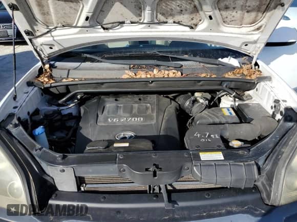 2007 Hyundai Tucson SE z VIN KM8JN12D47U641209, wystawiony jako Copart lot #77636264 z przebiegiem Nie podano mil oraz Szkoda całkowita • Salvage title. Historia ofert i sprzedaży dostępna na DreamBid. Obrazek 11.