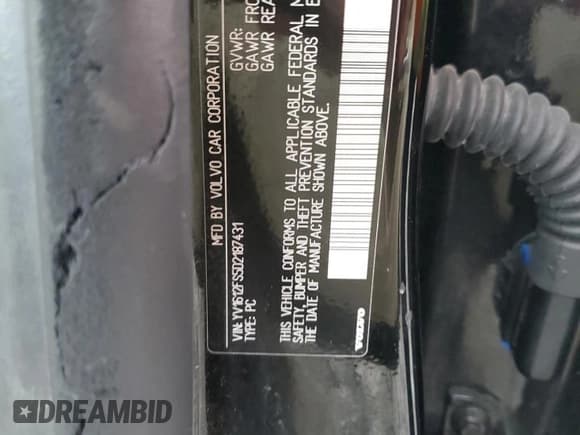 ✅ 2013 Volvo S60 T5 Premier • VIN: YV1612FS5D2187431 • Lot: 87292205. Listed on Copart with 177,150 mi. Free auction sales archive from the USA and detailed vehicle history report at DreamBid. Image 12.