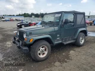 ✅ 2003 Jeep Wrangler Sahara • VIN: 1J4FA59S73P308250 • Lot: 64305965. Listed on Copart with 186,288 mi. Free auction sales archive from the USA and detailed vehicle history report at DreamBid. Image 1.