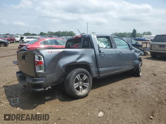 ✅ 2020 Chevrolet Colorado 4WD Work Truck • VIN: 1GCGTBEN3L1144159 • Лот: 59224774. Опубликован ранее на Copart с пробегом 158 652 миль. Бесплатный доступ к архиву аукционных продаж из США и подробный отчёт об истории автомобиля на DreamBid. Изображение 3.