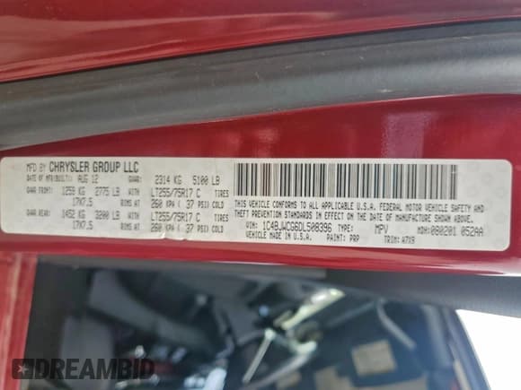 ✅ 2013 Jeep Wrangler Rubicon • VIN: 1C4BJWCG6DL508396 • Лот: 95459185. Опубликован ранее на Copart с пробегом 125 139 миль. Бесплатный доступ к архиву аукционных продаж из США и подробный отчёт об истории автомобиля на DreamBid. Изображение 12.