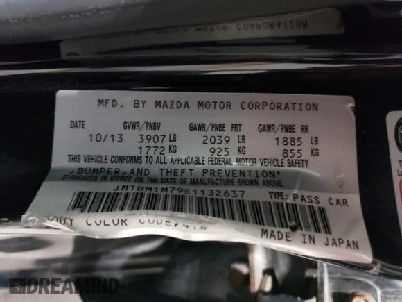 ✅ 2014 Mazda 3 i Grand Touring • VIN: JM1BM1M79E1132637 • Lot: 85576255. Wystawiony na Copart z przebiegiem 135 660 mil. Bezpłatny archiwum sprzedaży aukcyjnych z USA i szczegółowy raport historii pojazdu na DreamBid. Zdjęcie 12.