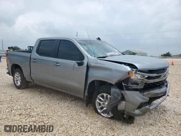 2023 Chevrolet Silverado 1500 RST with VIN 2GCPADED9P1155661, listed as a Copart auction lot 59382355 with Not provided miles and Salvage title. Bid and sale history available at DreamBid. Image 4.