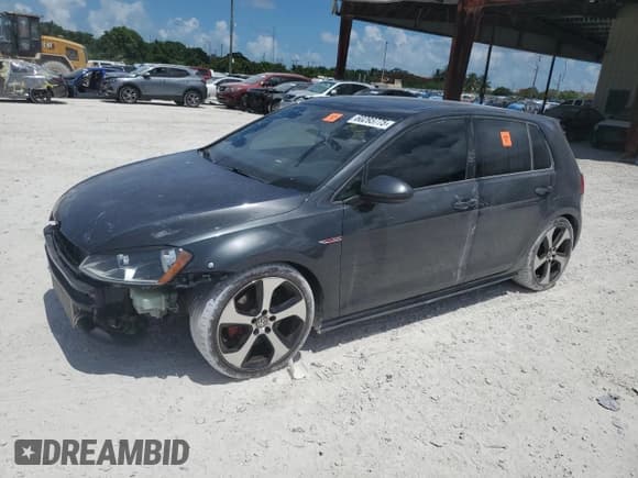 ✅ 2016 Volkswagen Golf GTI SE • VIN: 3VW4T7AU8GM001761 • Lot: 60293775. Listed on Copart with 121,774 mi. Free auction sales archive from the USA and detailed vehicle history report at DreamBid. Image 1.