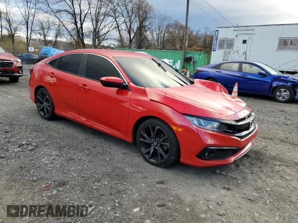 ✅ 2020 Honda Civic Sport • VIN: 2HGFC2E87LH572048 • Лот: 92690595. Опубликован ранее на Copart с пробегом 189 360 миль. Бесплатный доступ к архиву аукционных продаж из США и подробный отчёт об истории автомобиля на DreamBid. Изображение 4.