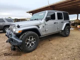 ✅ 2018 Jeep Wrangler Unlimited Sahara • VIN: 1C4HJXEG9JW138911 • Lot: 90102325. Listed on Copart with 115,718 mi. Free auction sales archive from the USA and detailed vehicle history report at DreamBid. Image 1.