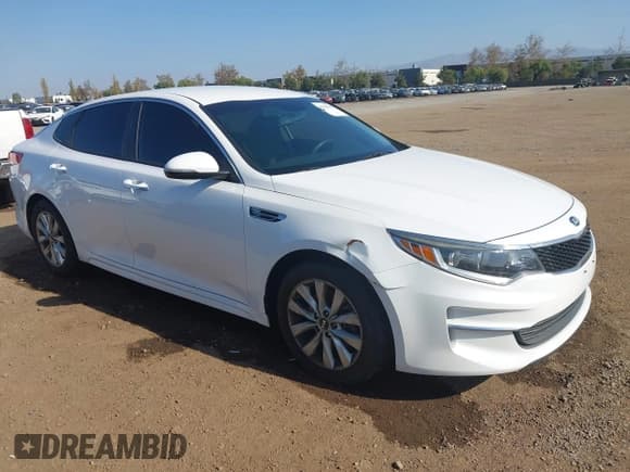 ✅ 2018 Kia Optima LX • VIN: 5XXGT4L35JG265399 • Lot: 43785035. Listed on IAAI with 128,699 mi. Free auction sales archive from the USA and detailed vehicle history report at DreamBid. Image 1.