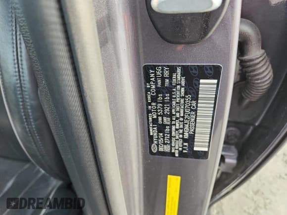 ✅ 2015 Hyundai Genesis 3.8L • VIN: KMHGN4JE2FU070355 • Лот: 81977895. Опубликован ранее на Copart с пробегом 84 074 миль. Бесплатный доступ к архиву аукционных продаж из США и подробный отчёт об истории автомобиля на DreamBid. Изображение 12.