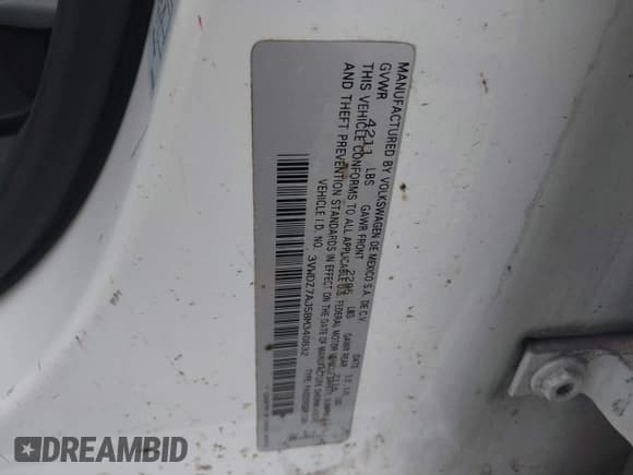 ✅ 2011 Volkswagen Jetta SE • VIN: 3VWDZ7AJ5BM340832 • Lot: 42043070. Listed on IAAI with 113,790 mi. Free auction sales archive from the USA and detailed vehicle history report at DreamBid. Image 9.