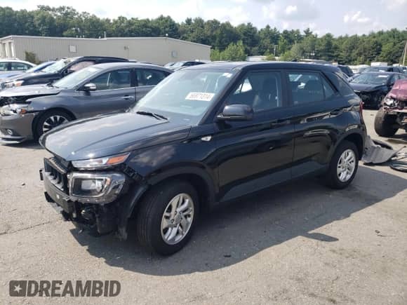 2022 Hyundai Venue SE z VIN KMHRB8A33NU151483, wystawiony jako Copart lot #66971314 z przebiegiem 16 489 mil mil oraz Szkoda całkowita • Salvage title. Historia ofert i sprzedaży dostępna na DreamBid. Obrazek 1.