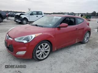 ✅ 2013 Hyundai Veloster w/Black Int • VIN: KMHTC6AD7DU100826 • Lot: 87654015. Listed on Copart with 143,558 mi. Free auction sales archive from the USA and detailed vehicle history report at DreamBid. Image 1.