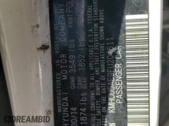 ✅ 2015 Hyundai Accent Sport • VIN: KMHCU5AE9FU204611 • Лот: 82294765. Опубликован ранее на Copart с пробегом 126 207 миль. Бесплатный доступ к архиву аукционных продаж из США и подробный отчёт об истории автомобиля на DreamBid. Изображение 13.