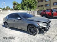 ✅ 2019 Infiniti Q50 Signature Edition • VIN: JN1EV7AR8KM555936 • Lot: 57298395. Listed on Copart with 92,352 mi. Free auction sales archive from the USA and detailed vehicle history report at DreamBid. Image 4.