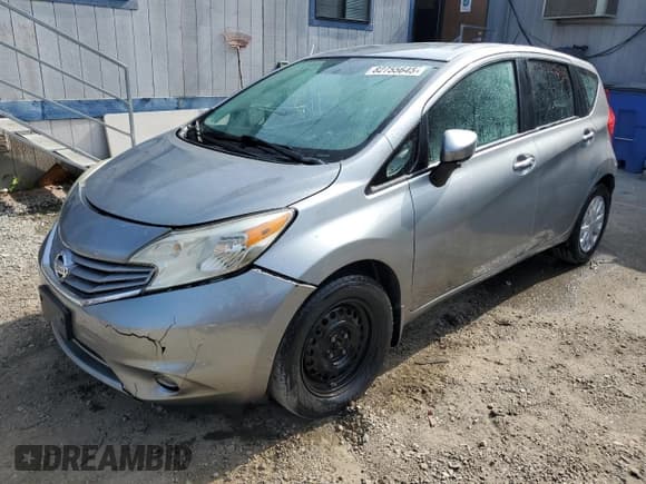 ✅ 2015 Nissan Note SV • VIN: 3N1CE2CPXFL411732 • Lot: 82755645. Listed on Copart with 116,643 mi. Free auction sales archive from the USA and detailed vehicle history report at DreamBid. Image 1.