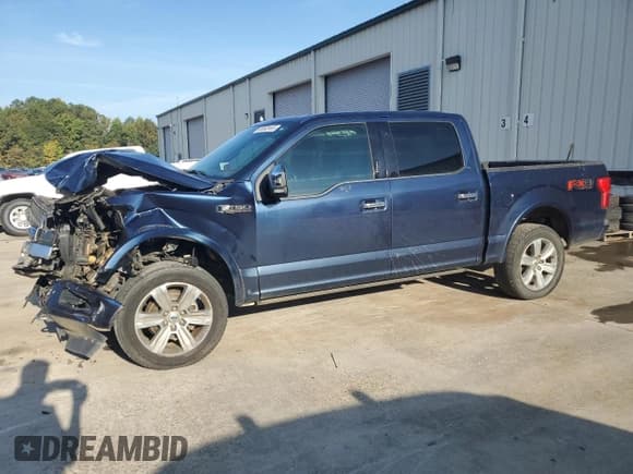 ✅ 2019 Ford F-150 Platinum • VIN: 1FTEW1E47KFC22542 • Lot: 80892465. Listed on Copart with 179,705 mi. Free auction sales archive from the USA and detailed vehicle history report at DreamBid. Image 1.