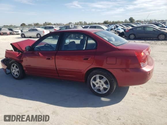 2005 Hyundai Elantra GLS z VIN KMHDN46D35U934587, wystawiony jako Copart lot #76984764 z przebiegiem Nie podano mil oraz Szkoda całkowita • Salvage title. Historia ofert i sprzedaży dostępna na DreamBid. Obrazek 2.