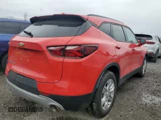 2020 Chevrolet Blazer LT with VIN 3GNKBJRS5LS716216, listed as a Copart auction lot 73637454 with Not provided miles and Non repairable. Bid and sale history available at DreamBid. Image 3.