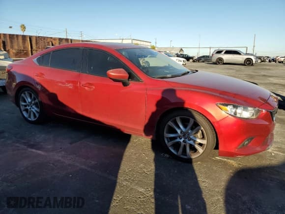 ✅ 2015 Mazda 6 i Touring • VIN: JM1GJ1T54F1186069 • Lot: 90526115. Listed on Copart with 188,224 mi. Free auction sales archive from the USA and detailed vehicle history report at DreamBid. Image 4.