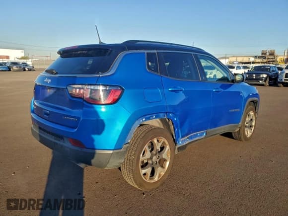 ✅ 2021 Jeep Compass Limited • VIN: 3C4NJDCB4MT583351 • Лот: 94455785. Опубликован ранее на Copart с пробегом 178 268 миль. Бесплатный доступ к архиву аукционных продаж из США и подробный отчёт об истории автомобиля на DreamBid. Изображение 3.