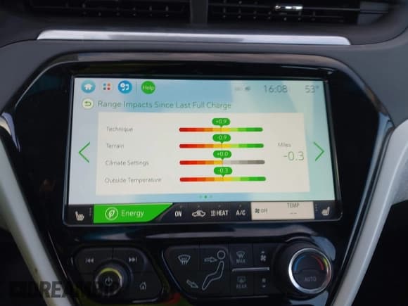 ✅ 2019 Chevrolet Bolt EV Premier • VIN: 1G1FZ6S07K4134203 • Lot: 43673295. Listed on IAAI with 56,834 mi. Free auction sales archive from the USA and detailed vehicle history report at DreamBid. Image 18.