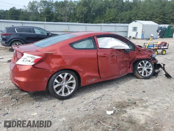 ✅ 2012 Honda Civic Si • VIN: 2HGFG4A56CH702560 • Lot: 82105155. Listed on Copart with Not provided. Free auction sales archive from the USA and detailed vehicle history report at DreamBid. Image 3.