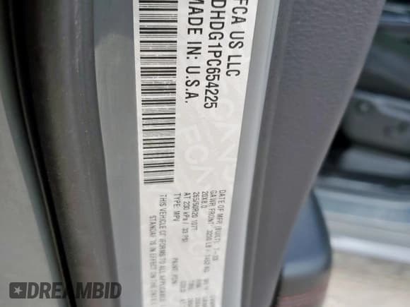 ✅ 2023 Dodge Durango GT • VIN: 1C4RDHDG1PC654225 • Lot: 62589725. Wystawiony na Copart z przebiegiem 19 429 mil. Bezpłatny archiwum sprzedaży aukcyjnych z USA i szczegółowy raport historii pojazdu na DreamBid. Zdjęcie 13.