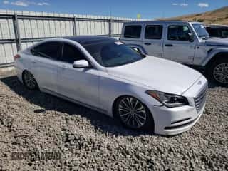 2015 Hyundai Genesis 3.8L z VIN KMHGN4JE2FU050039, wystawiony jako Copart lot #67335104 z przebiegiem 106 602 mil mil oraz Szkoda całkowita • Salvage title. Historia ofert i sprzedaży dostępna na DreamBid. Obrazek 4.