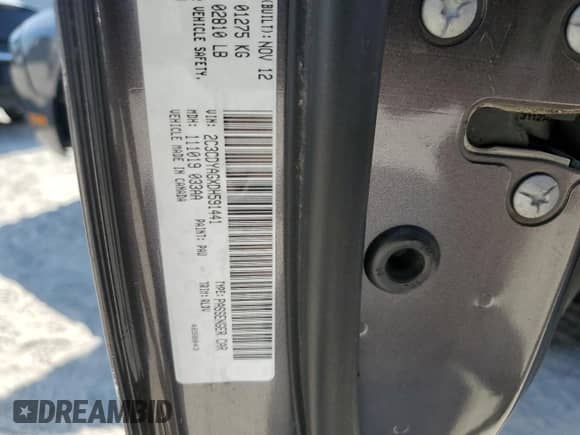 2013 Dodge Challenger SXT z VIN 2C3CDYAGXDH591441, wystawiony jako Copart lot #71681964 z przebiegiem 174 043 mil mil oraz Czysty tytuł • Clean title. Historia ofert i sprzedaży dostępna na DreamBid. Obrazek 12.