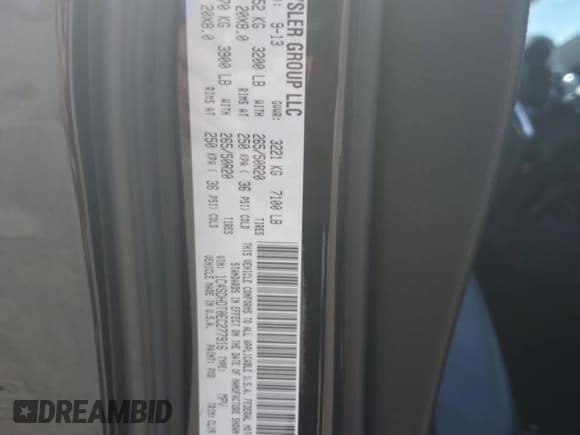 ✅ 2014 Dodge Durango Limited • VIN: 1C4SDHDT0EC277916 • Lot: 73820614. Listed on Copart with 78,401 mi. Free auction sales archive from the USA and detailed vehicle history report at DreamBid. Image 14.