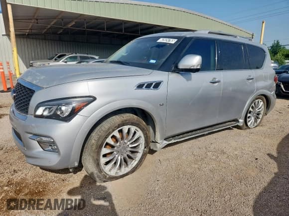 ✅ 2015 Infiniti QX80 • VIN: JN8AZ2NE2F9081652 • Lot: 70758295. Listed on Copart with 103,667 mi. Free auction sales archive from the USA and detailed vehicle history report at DreamBid. Image 1.