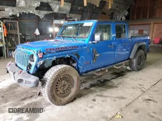 ✅ 2022 Jeep Gladiator Rubicon • VIN: 1C6JJTBGXNL168111 • Lot: 91070165. Wystawiony na Copart z przebiegiem 43 756 mil. Bezpłatny archiwum sprzedaży aukcyjnych z USA i szczegółowy raport historii pojazdu na DreamBid. Zdjęcie 1.
