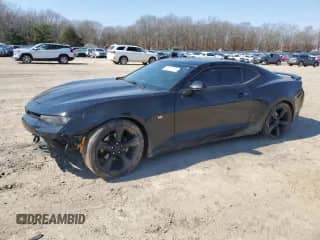 2017 Chevrolet Camaro 2LT with VIN 1G1FD1RX4H0191950, listed as a Copart auction lot 46612155 with 118,599 mi miles and Salvage title. Bid and sale history available at DreamBid. Image 1.