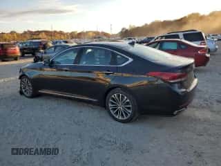 2015 Hyundai Genesis 3.8L z VIN KMHGN4JEXFU051536, wystawiony jako Copart lot #77826964 z przebiegiem 74 952 mil mil oraz Szkoda całkowita • Salvage title. Historia ofert i sprzedaży dostępna na DreamBid. Obrazek 2.