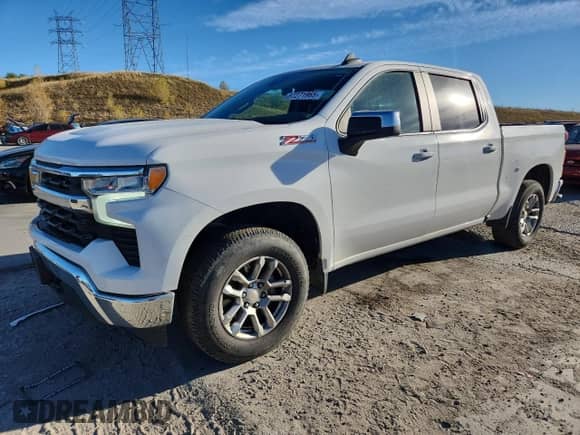 2023 Chevrolet Silverado 1500 LT z VIN 2GCUDDED8P1100631, wystawiony jako Copart lot #87271965 z przebiegiem 117 026 mil mil oraz Czysty tytuł • Clean title. Historia ofert i sprzedaży dostępna na DreamBid. Obrazek 1.