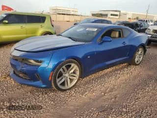 2017 Chevrolet Camaro 2LT with VIN 1G1FD1RX5H0125472, listed as a Copart auction lot 84655654 with 54,065 mi miles and Salvage title. Bid and sale history available at DreamBid. Image 1.
