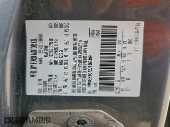 ✅ 2018 Ford Transit Connect Titanium • VIN: NM0GE9G72J1368499 • Lot: 94116535. Wystawiony na Copart z przebiegiem 241 342 mil. Bezpłatny archiwum sprzedaży aukcyjnych z USA i szczegółowy raport historii pojazdu na DreamBid. Zdjęcie 12.