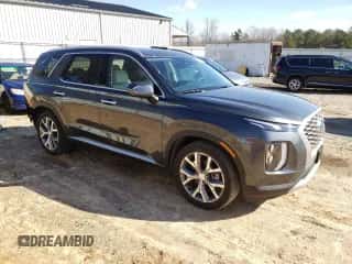 2022 Hyundai Palisade SEL z VIN KM8R4DHE0NU465103, wystawiony jako Copart lot #39707593 z przebiegiem 3 675 mil mil oraz . Historia ofert i sprzedaży dostępna na DreamBid. Obrazek 4.