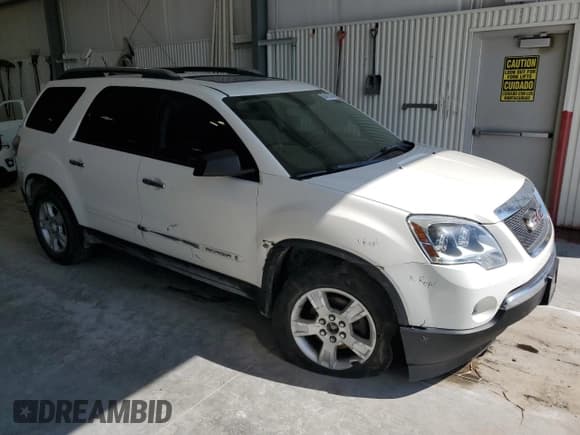 ✅ 2008 GMC Acadia SLE1 • VIN: 1GKER13778J142219 • Lot: 66457395. Listed on Copart with 282,801 mi. Free auction sales archive from the USA and detailed vehicle history report at DreamBid. Image 4.