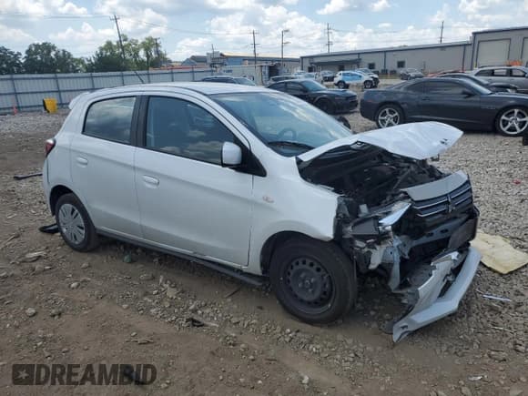 ✅ 2023 Mitsubishi Mirage ES • VIN: ML32AUHJ6PH001839 • Lot: 63667045. Listed on Copart with 35,929 mi. Free auction sales archive from the USA and detailed vehicle history report at DreamBid. Image 4.
