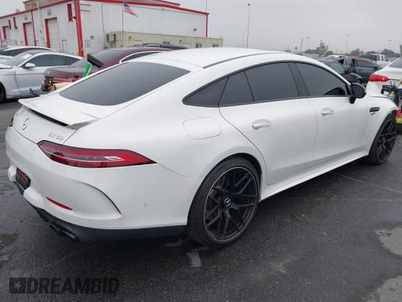 ✅ 2021 Mercedes-Benz AMG GT 53 • VIN: W1K7X6BB1MA040718 • Lot: 43302101. Listed on IAAI with 30,432 mi. Free auction sales archive from the USA and detailed vehicle history report at DreamBid. Image 4.