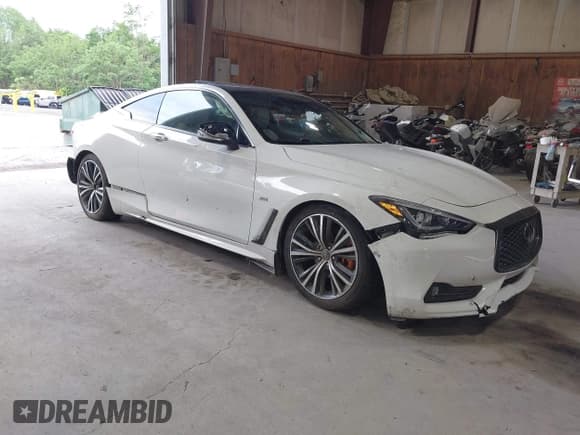 ✅ 2020 Infiniti Q60 Luxe • VIN: JN1EV7EL4LM380074 • Лот: 42585934. Опубликован ранее на IAAI с пробегом 77 945 миль. Бесплатный доступ к архиву аукционных продаж из США и подробный отчёт об истории автомобиля на DreamBid. Изображение 1.