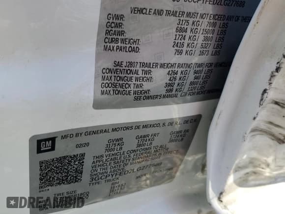 ✅ 2020 Chevrolet Silverado 1500 LT Trail Boss • VIN: 3GCPYFED2LG277688 • Lot: 78212544. Wystawiony na Copart z przebiegiem 47 231 mil. Bezpłatny archiwum sprzedaży aukcyjnych z USA i szczegółowy raport historii pojazdu na DreamBid. Zdjęcie 13.