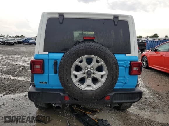 ✅ 2021 Jeep Wrangler Unlimited Sport • VIN: 1C4HJXDN4MW628970 • Lot: 65211115. Listed on Copart with 52,499 mi. Free auction sales archive from the USA and detailed vehicle history report at DreamBid. Image 6.
