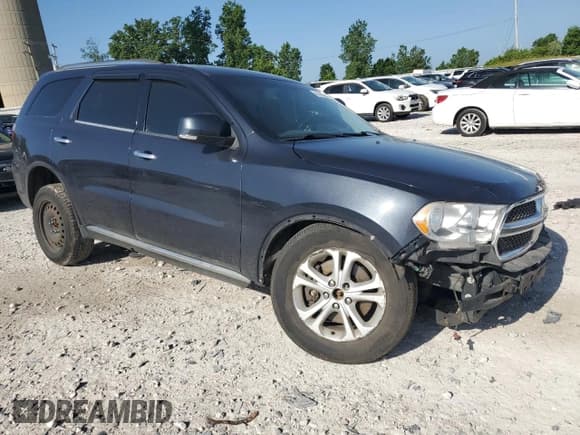 ✅ 2013 Dodge Durango Crew • VIN: 1C4SDJDT7DC539064 • Lot: 61445005. Listed on Copart with 162,665 mi. Free auction sales archive from the USA and detailed vehicle history report at DreamBid. Image 4.